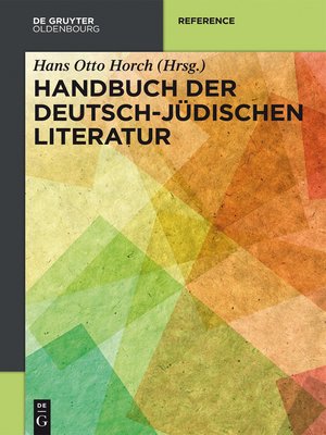 cover image of Handbuch der deutsch-jüdischen Literatur